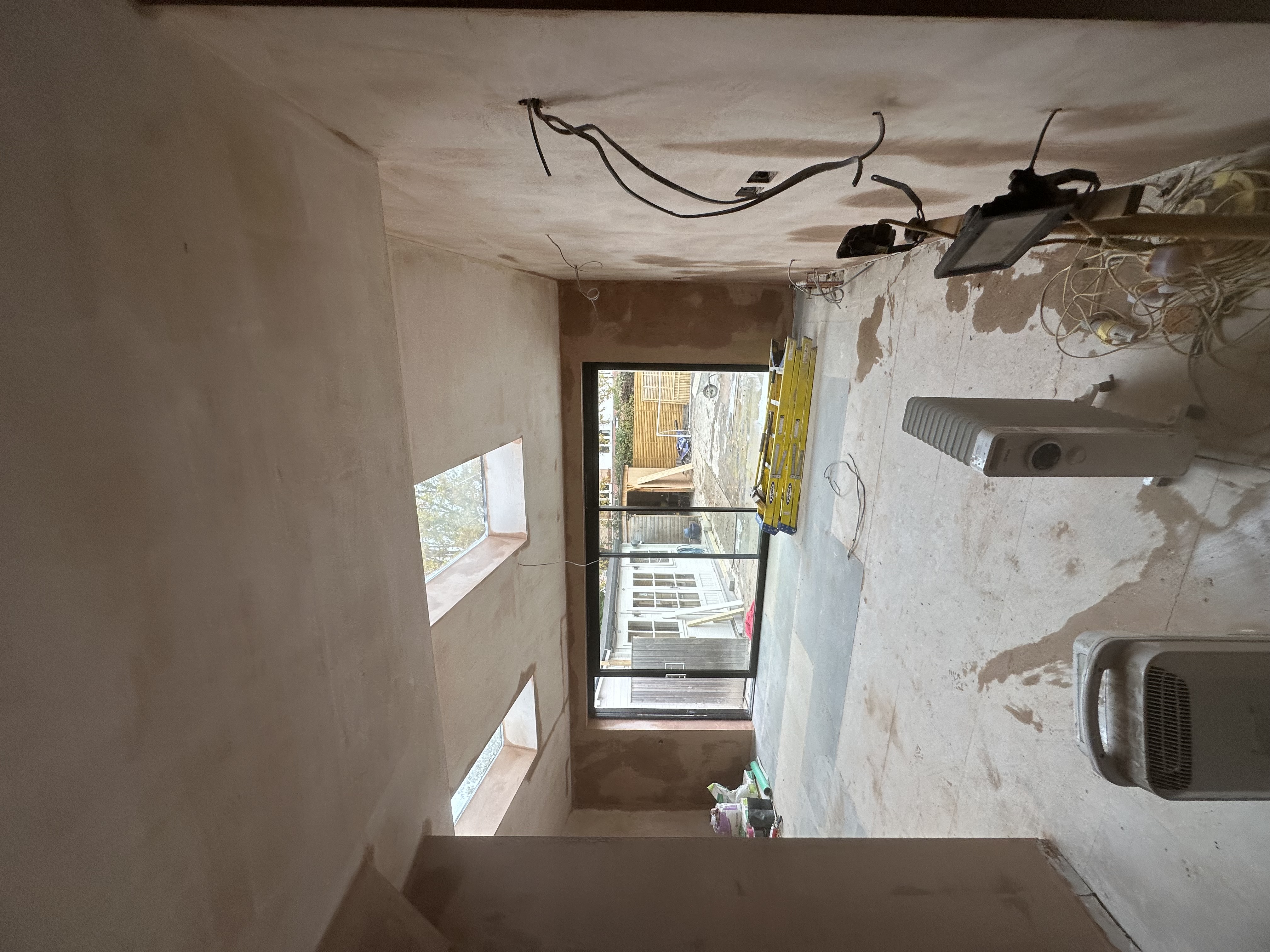 Renovation plastering