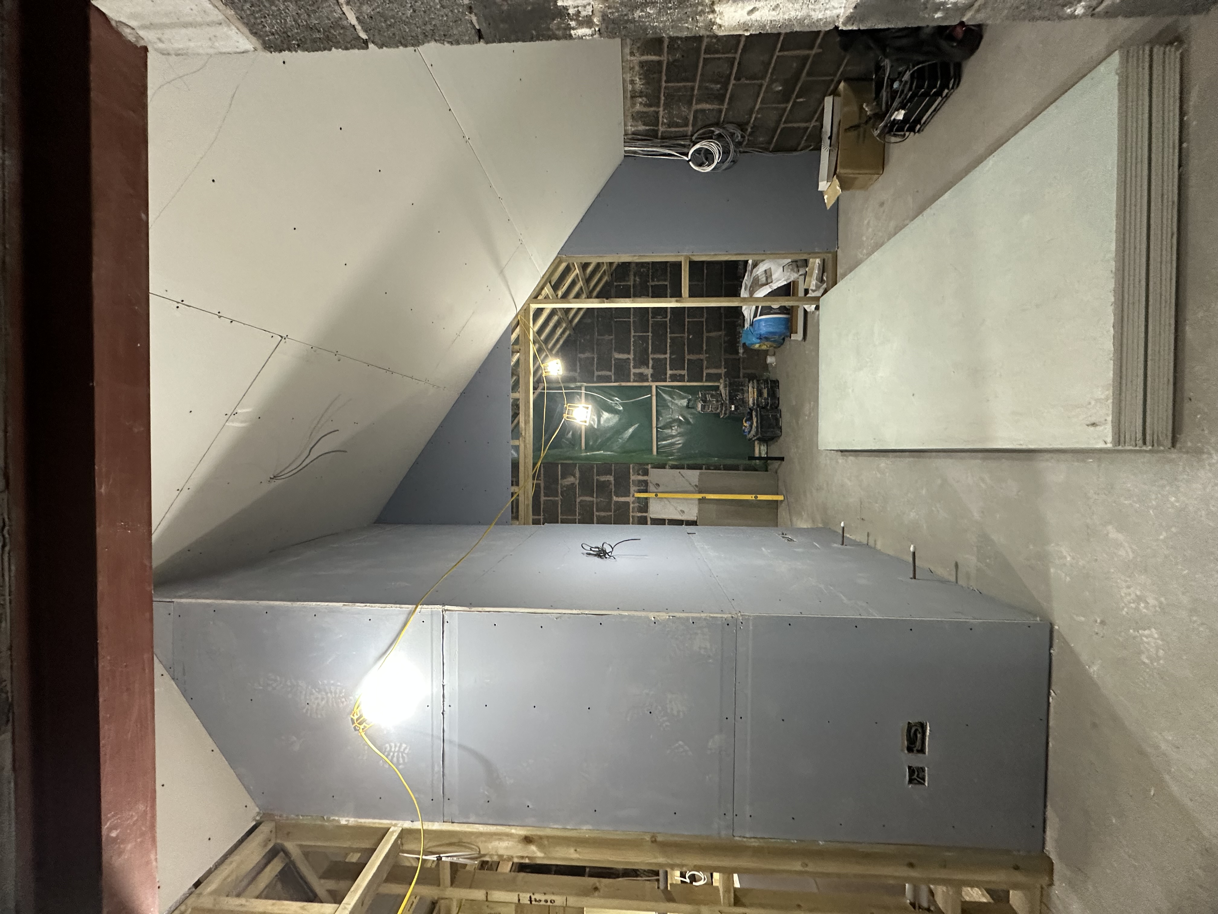 Renovation plastering